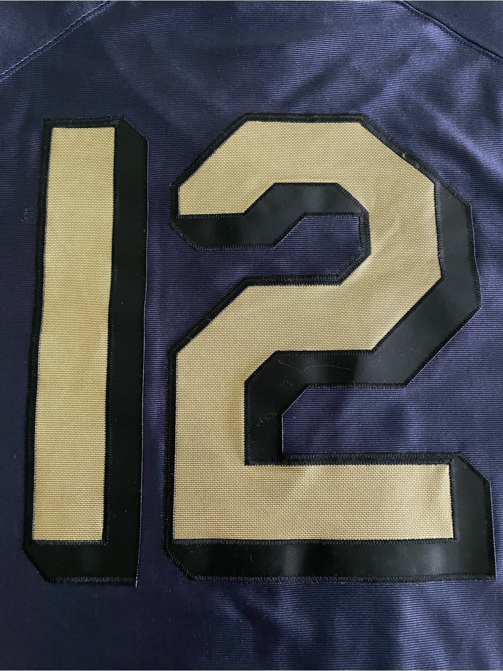 Nike Navy Midshipmen Football Jersey Men’s L #12 Pro Combat Stitched NCAA - Picture 10 of 11